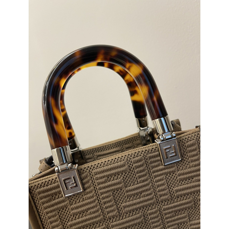 F**di sunshine mini shouldr bag  brown