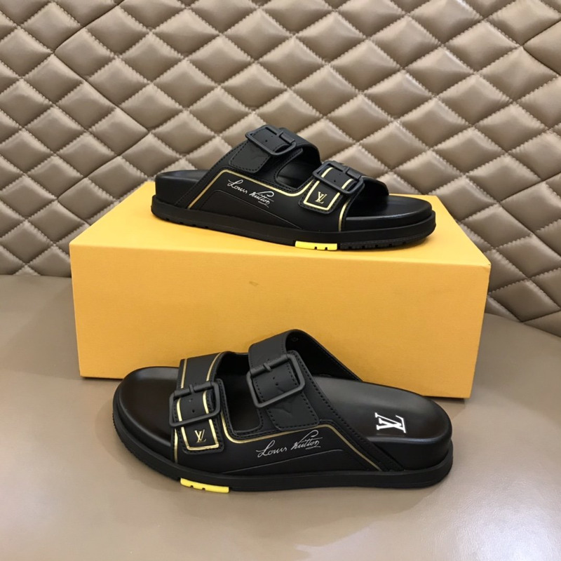l**is V*t*n trainer mule black &yellow