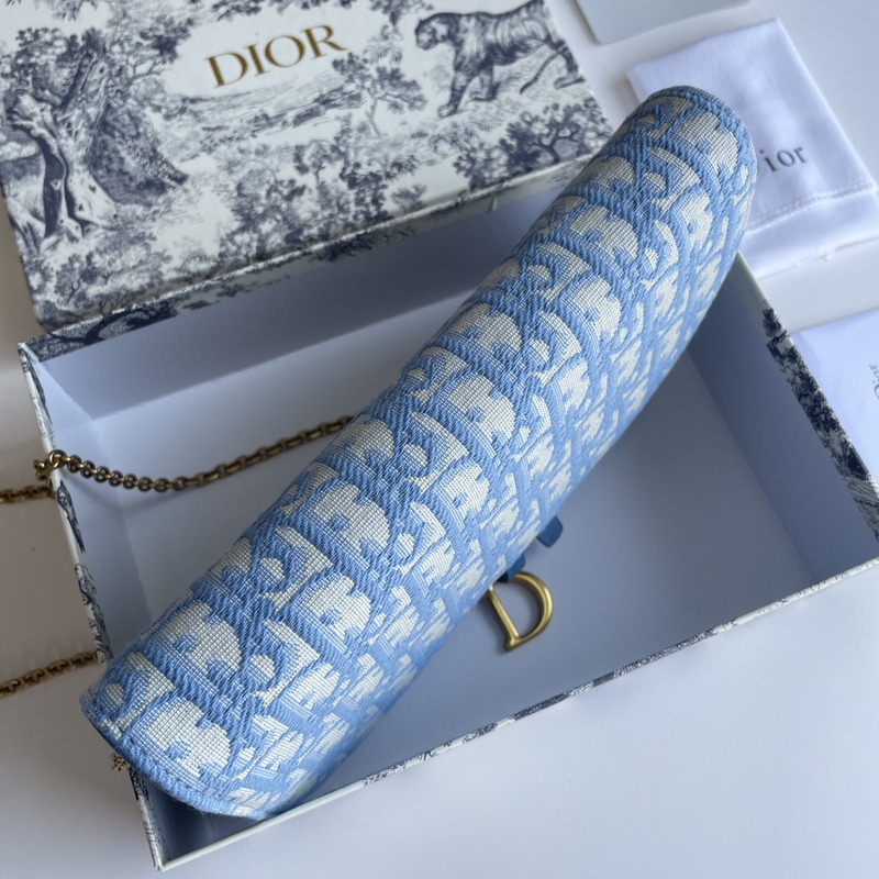 D*or trotter saddle shoulder bag blue