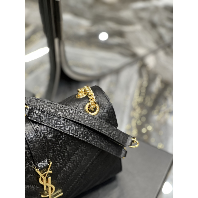 Saint Laurent Collège Medium Shoulder Bag Black