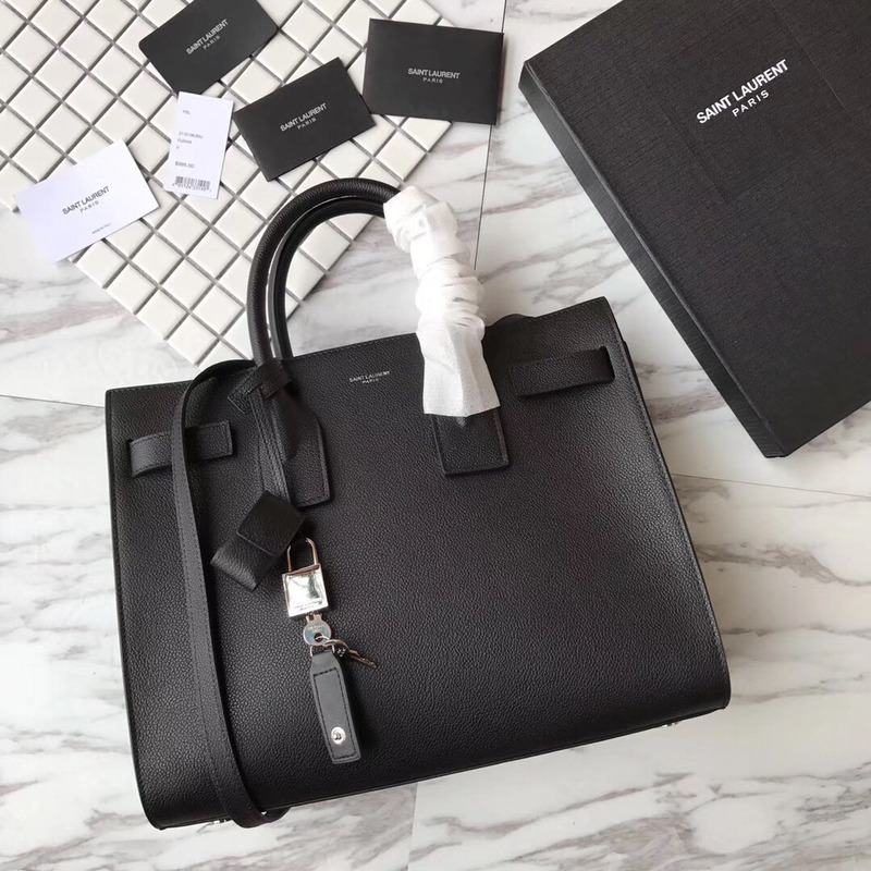 saint laurent new sac de jour Di*m*nd organ bag collection tote bag black