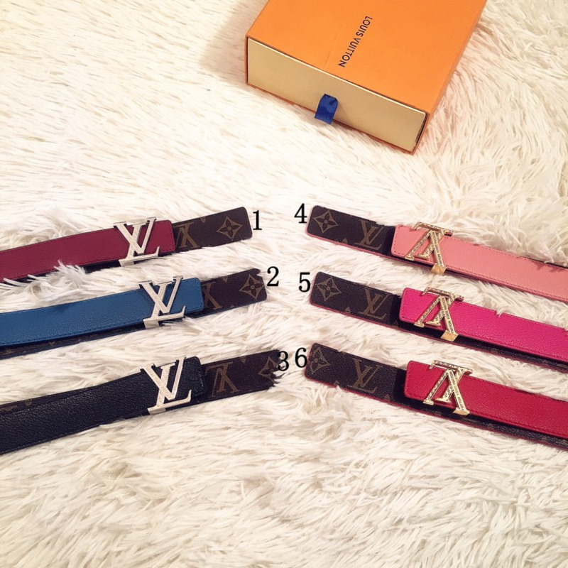 LV INITIALS 40MM REVERSIBLE BELT BROWN