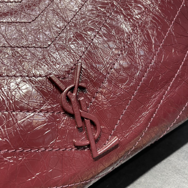 Saint Laurent Niki Medium Shopping Bag Red