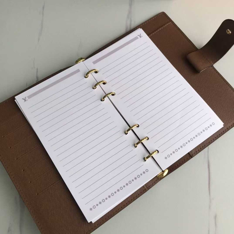 l**is V*t*n agenda cover mm ring monogram brown