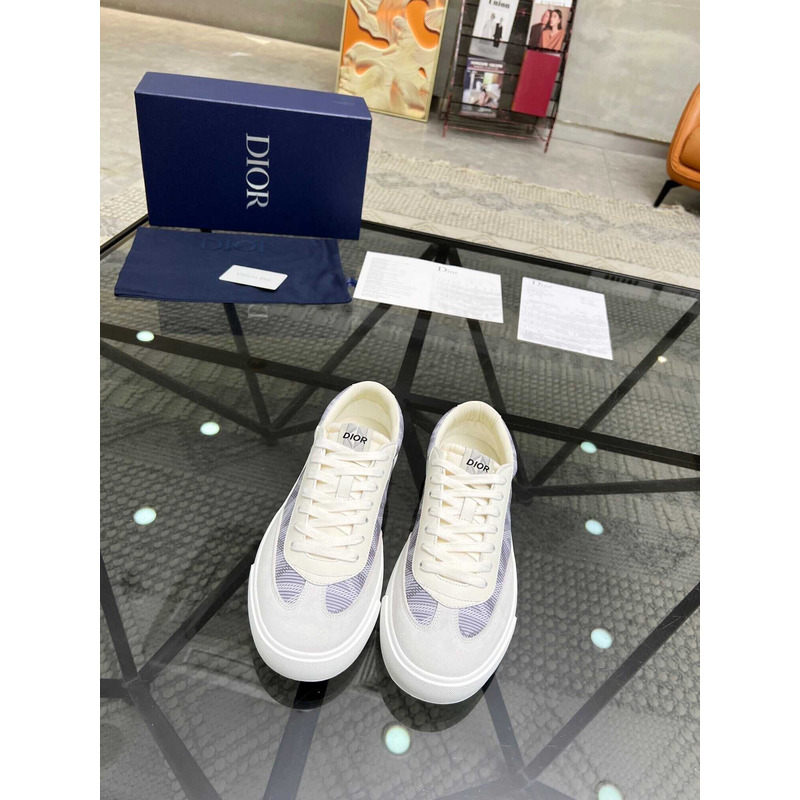 d*or b101 sneaker cd Di*m*nd canvas smooth calfskin nubuck gray