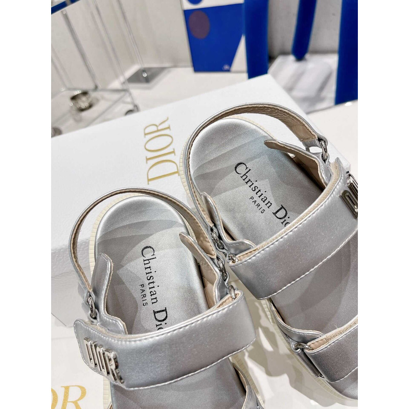 D*or D*oract sandal saffron silver  lambskin