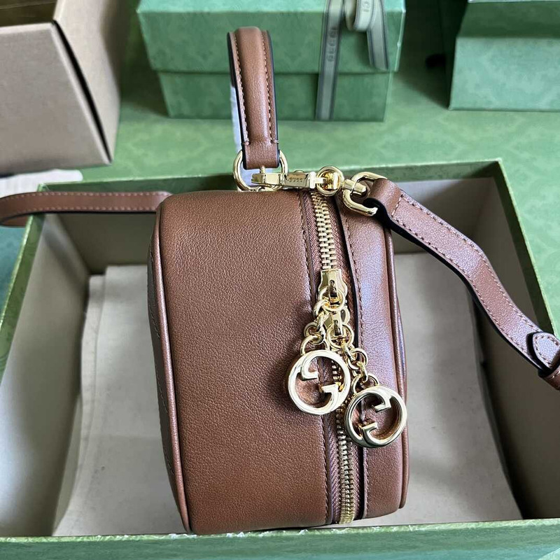 G*u*i blondie series handbag brown
