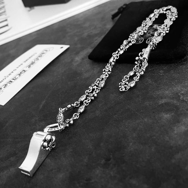 Ch*0me heart whistle pendant necklace