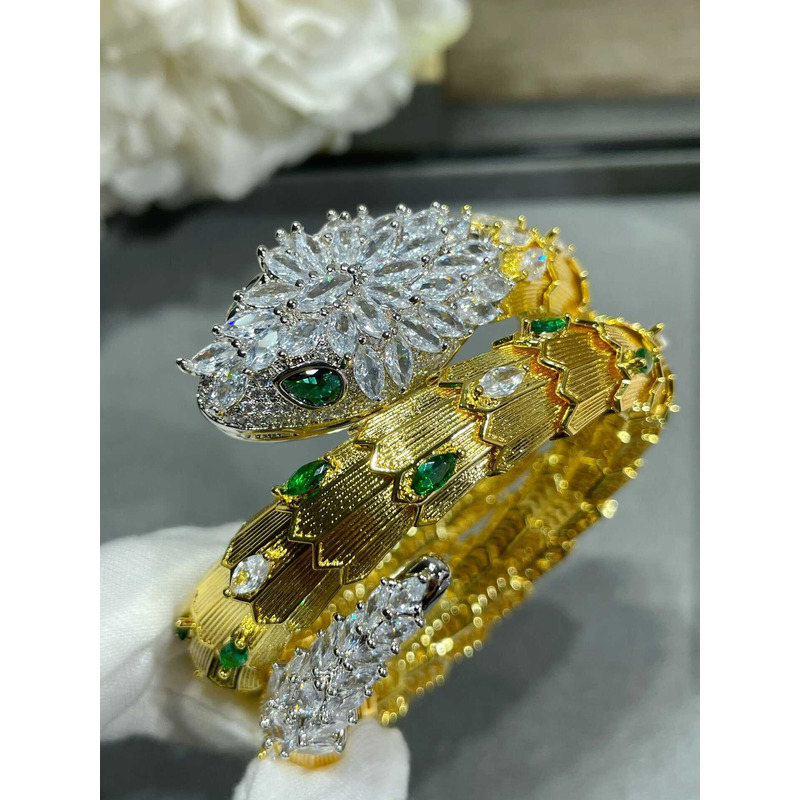 b*l*ai Di*m*nd serpenti snake bracelet
