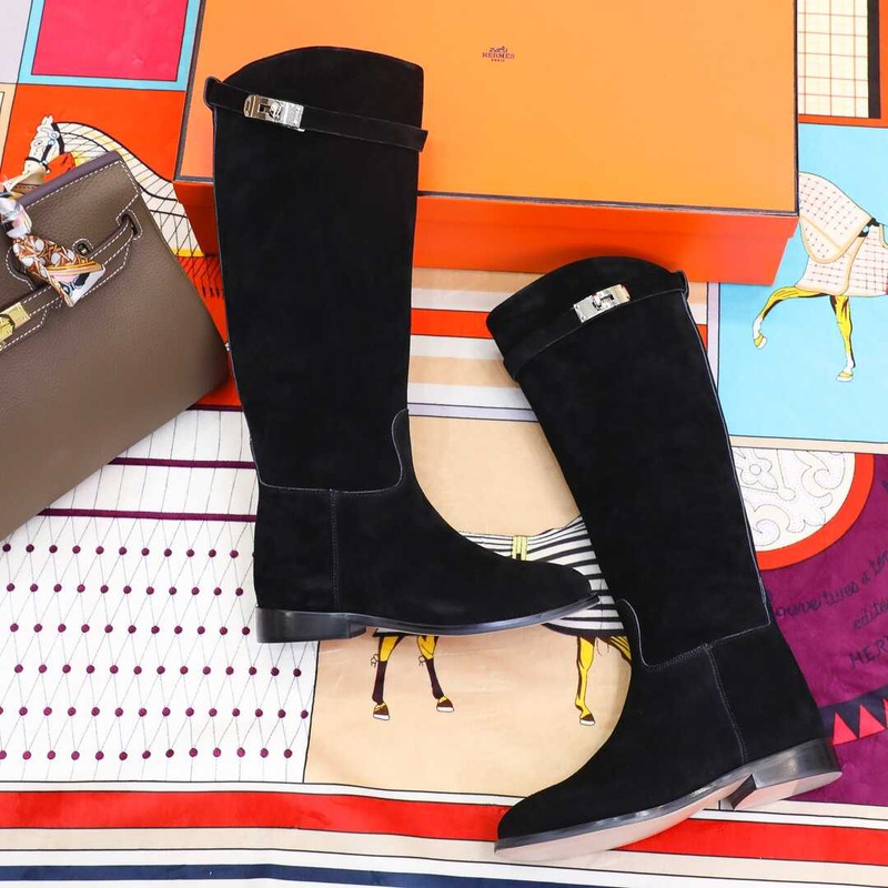 H**mes  faustine boot  black
