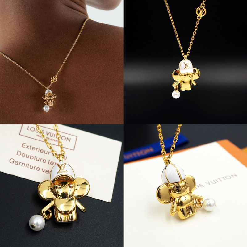 l**is v*t*n u1u1enne rat pendant  necklace di*m*nds and gemstone