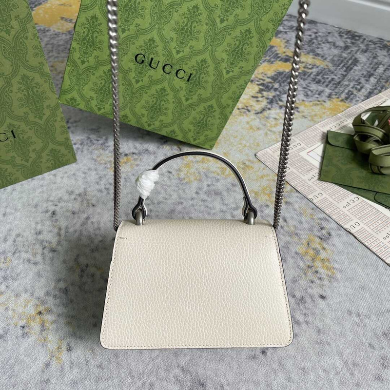g*u*i women S*per mini leather shoulder bag weißes