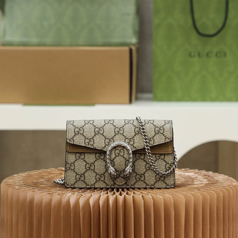 g*u*i dionysus gg S*per minin bag taupe
