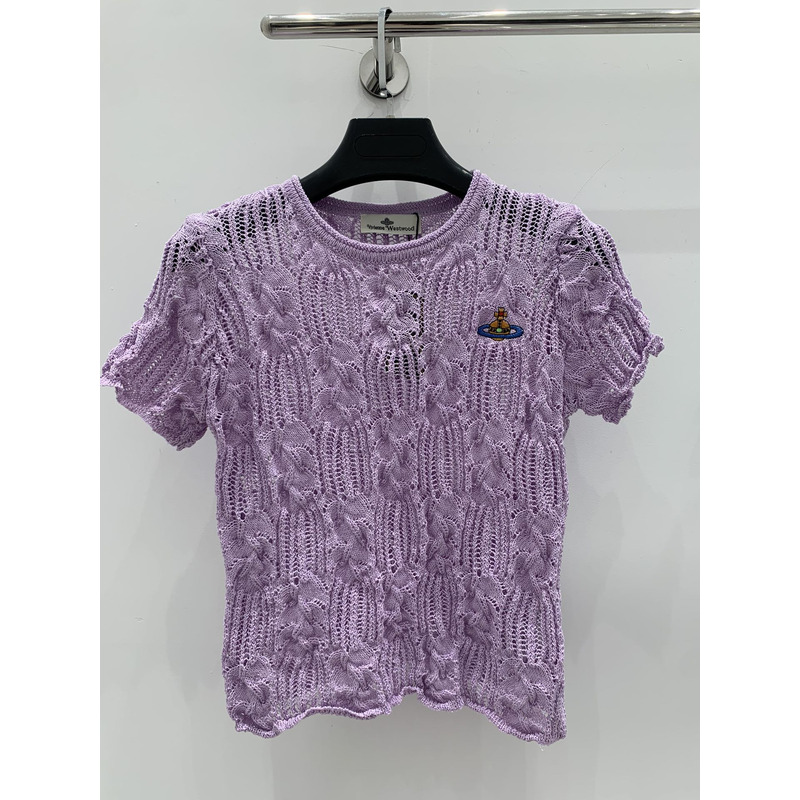 u1u1enne westwood knit top purple