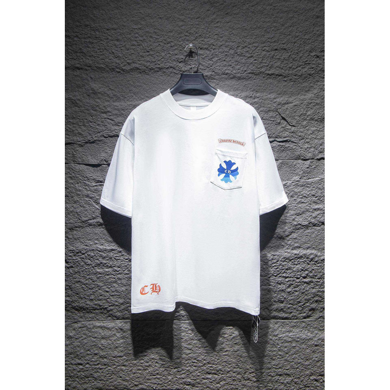 Ch*0me heart logo t-shirt cotton white