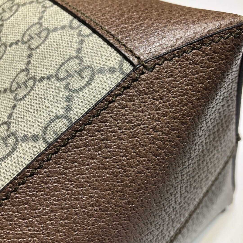 g*u*i ophidia soft gg S*p*e medium tote brown
