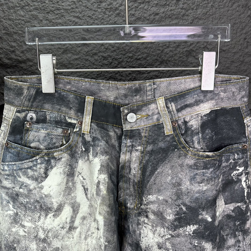 Acne Studios Loose Fit Jeans In Cool Gray