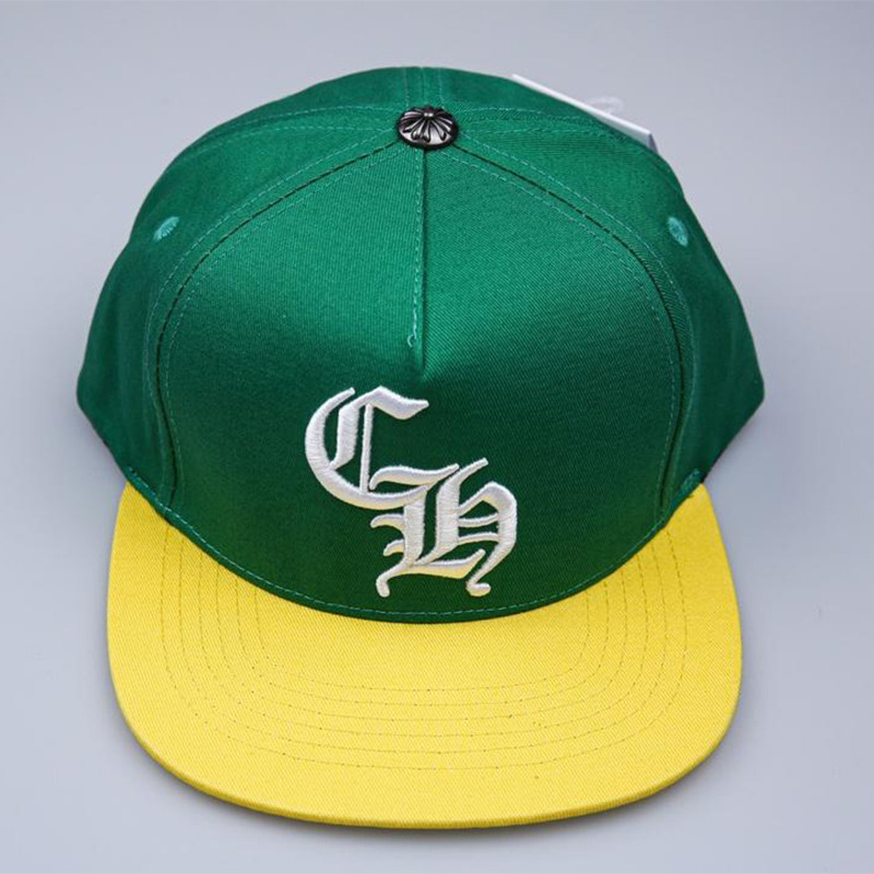 Ch*0me heart baseball cap green/yellow