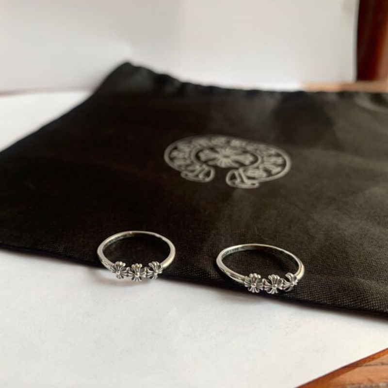 Ch*0me heart cross ring