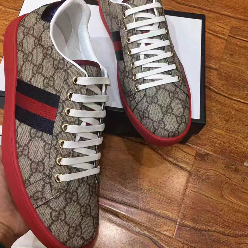 G*u*i red sneaker
