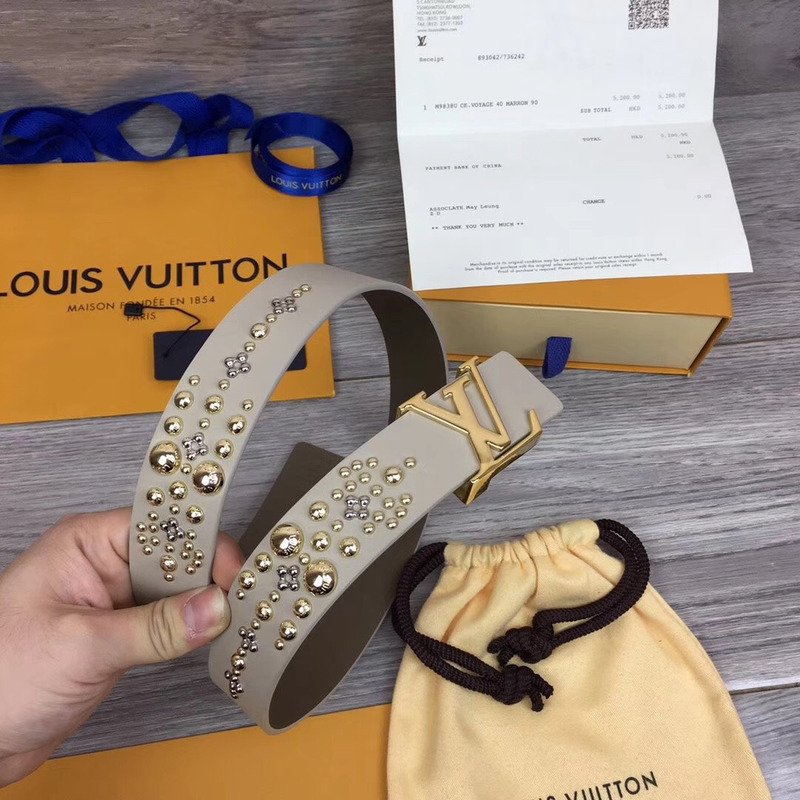 l**is V*t*n iconic 35mm belt in galet